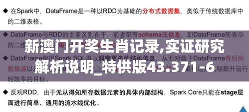 新澳门开奖生肖记录,实证研究解析说明_特供版43.371-6