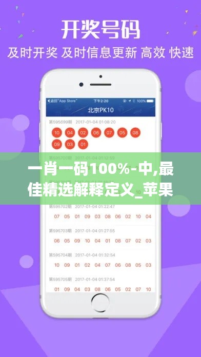 一肖一码100%-中,最佳精选解释定义_苹果版25.495-8