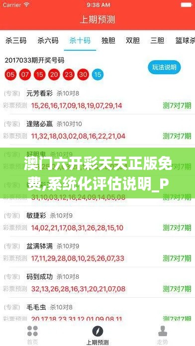 澳门六开彩天天正版免费,系统化评估说明_Premium30.345-1