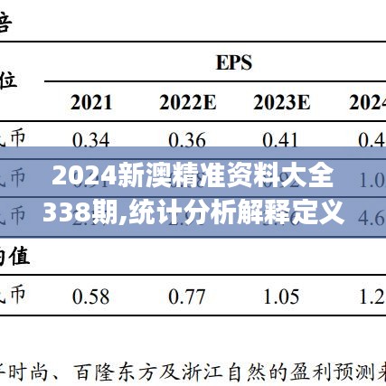 2024新澳精准资料大全338期,统计分析解释定义_复刻版137.348-7