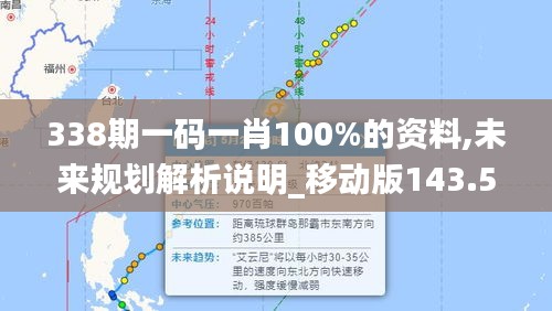 338期一码一肖100%的资料,未来规划解析说明_移动版143.555-5