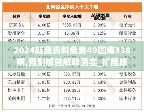 2024新奥资料免费49图库338期,预测解答解释落实_扩展版18.605-2