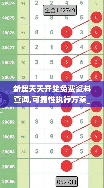 新澳天天开奖免费资料查询,可靠性执行方案_挑战版9.697-6