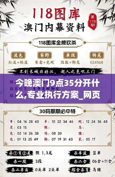 今晚澳门9点35分开什么,专业执行方案_网页版127.598-7