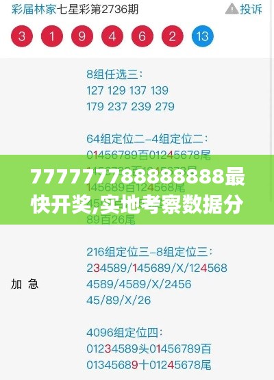 777777788888888最快开奖,实地考察数据分析_V221.942-9