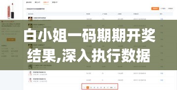 白小姐一码期期开奖结果,深入执行数据应用_开发版145.512