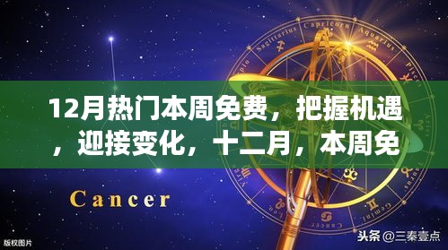 十二月热门本周免费开启励志人生，把握机遇迎接变化