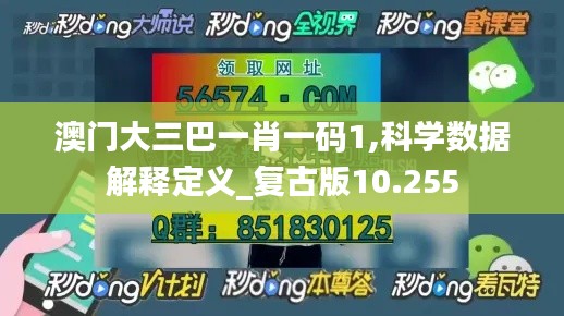 澳门大三巴一肖一码1,科学数据解释定义_复古版10.255