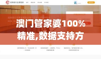 澳门管家婆100%精准,数据支持方案设计_开发版110.661