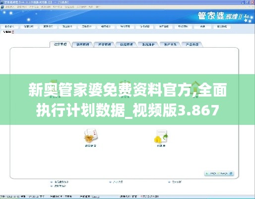 新奥管家婆免费资料官方,全面执行计划数据_视频版3.867