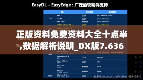 正版资料免费资料大全十点半,数据解析说明_DX版7.636