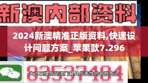 2024新澳精准正版资料,快速设计问题方案_苹果款7.296