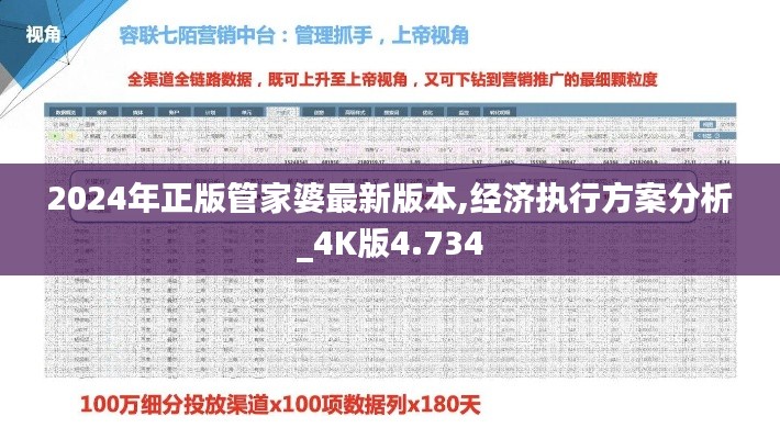 2024年正版管家婆最新版本,经济执行方案分析_4K版4.734