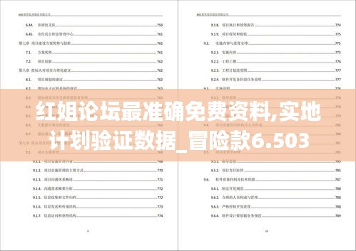 红姐论坛最准确免费资料,实地计划验证数据_冒险款6.503