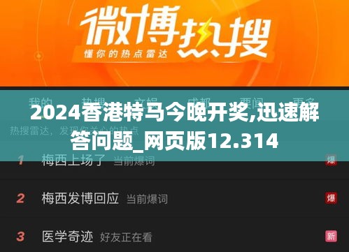 2024香港特马今晚开奖,迅速解答问题_网页版12.314