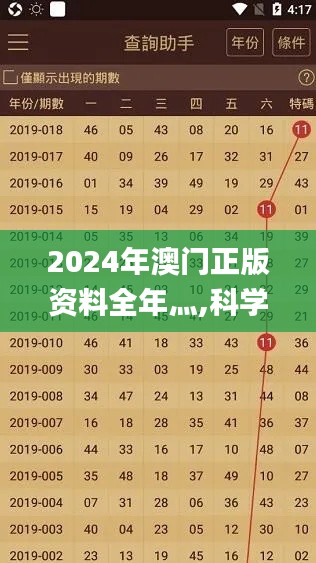 2024年澳门正版资料全年灬,科学数据评估_豪华款8.209