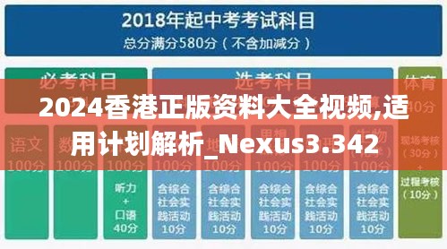 2024香港正版资料大全视频,适用计划解析_Nexus3.342