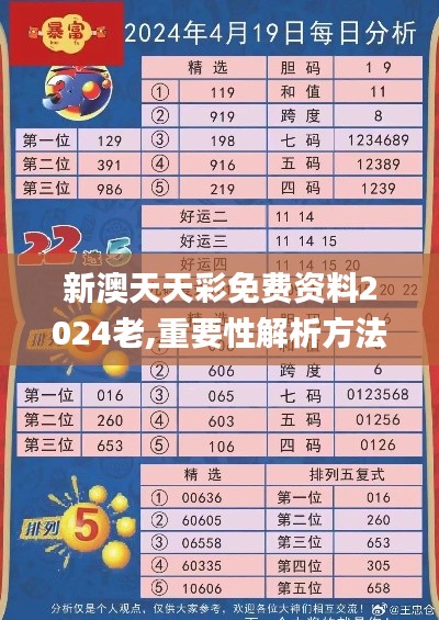 新澳天天彩免费资料2024老,重要性解析方法_影像版3.102