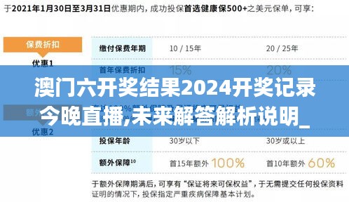 澳门六开奖结果2024开奖记录今晚直播,未来解答解析说明_Advance6.891