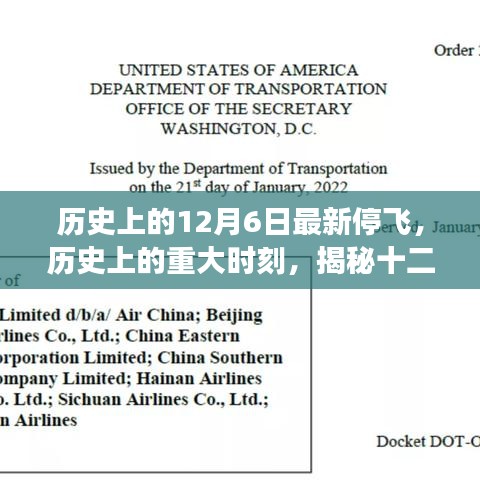 历史上的12月6日最新停飞，历史上的重大时刻，揭秘十二月六日航空史上的停飞事件