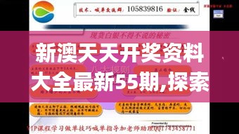 新澳天天开奖资料大全最新55期,探索与揭秘_投资版3.892