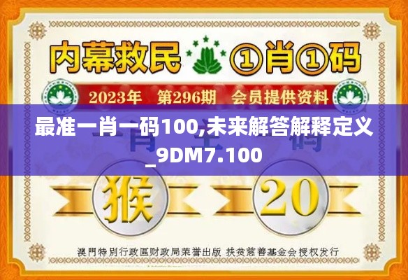 最准一肖一码100,未来解答解释定义_9DM7.100