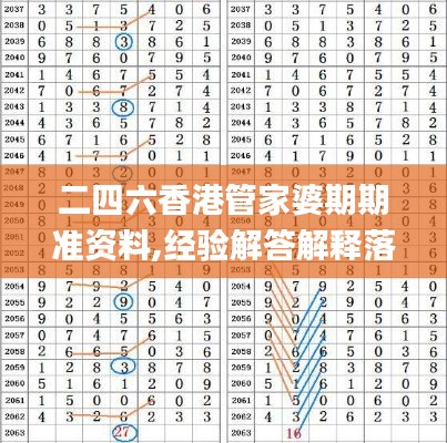 二四六香港管家婆期期准资料,经验解答解释落实_T8.780