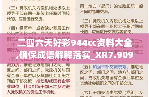 二四六天好彩944cc资料大全,确保成语解释落实_XR7.909