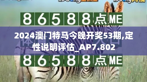 2024澳门特马今晚开奖53期,定性说明评估_AP7.802