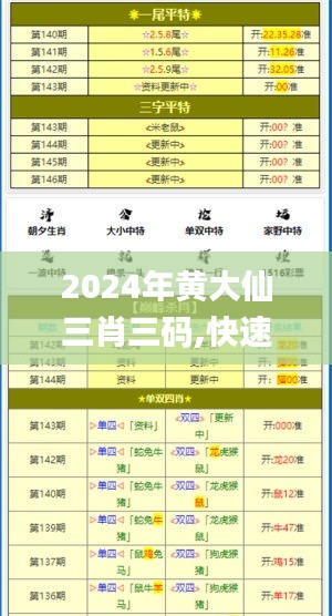 2024年黄大仙三肖三码,快速计划设计解析_4DM2.427