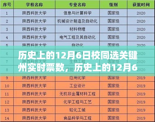 揭秘历史上的12月6日，关键州实时票数背后的故事