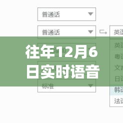 往年12月6日实时语音录入软件电脑使用指南，初学者与进阶用户通用教程