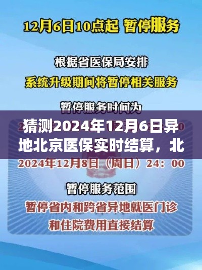 2024年12月6日医保实时结算猜想，开启北京医保异地结算新篇章