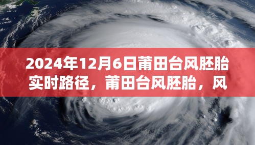 莆田台风胚胎风雨轨迹与影响，实时路径及预测分析（2024年12月6日）