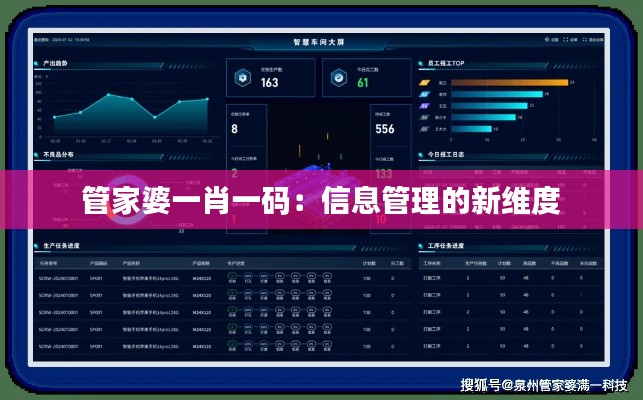 管家婆一肖一码：信息管理的新维度