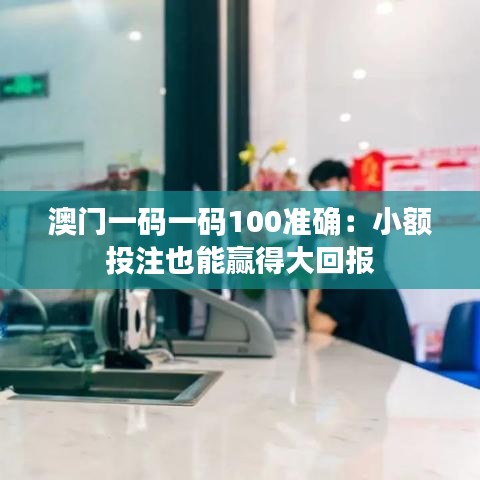 澳门一码一码100准确：小额投注也能赢得大回报