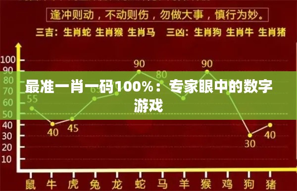 最准一肖一码100%：专家眼中的数字游戏