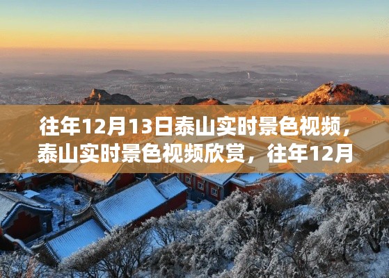 往年12月13日泰山实时景色视频欣赏与旅行指南，初学者与进阶用户的壮丽之旅