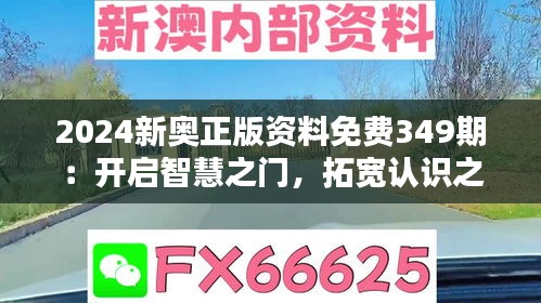 2024新奥正版资料免费349期：开启智慧之门，拓宽认识之窗