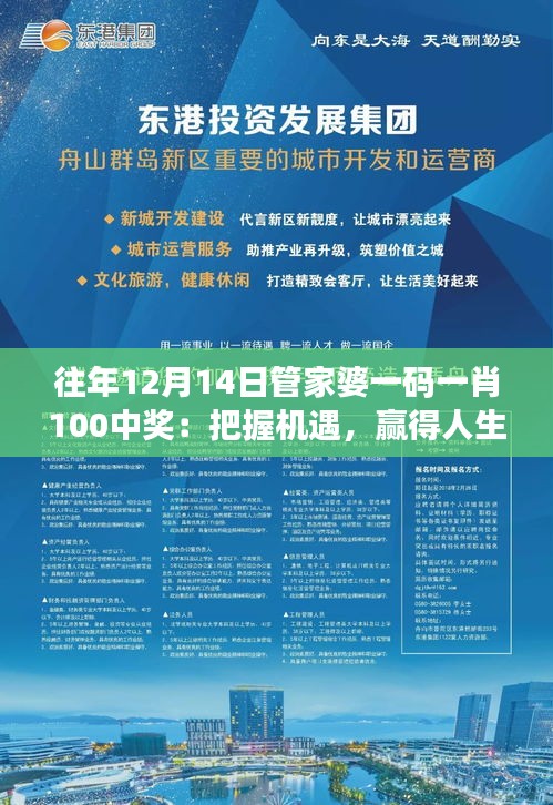 往年12月14日管家婆一码一肖100中奖：把握机遇，赢得人生巅峰时刻