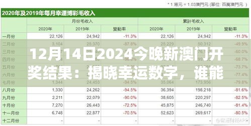 12月14日2024今晚新澳门开奖结果：揭晓幸运数字，谁能独占鳌头