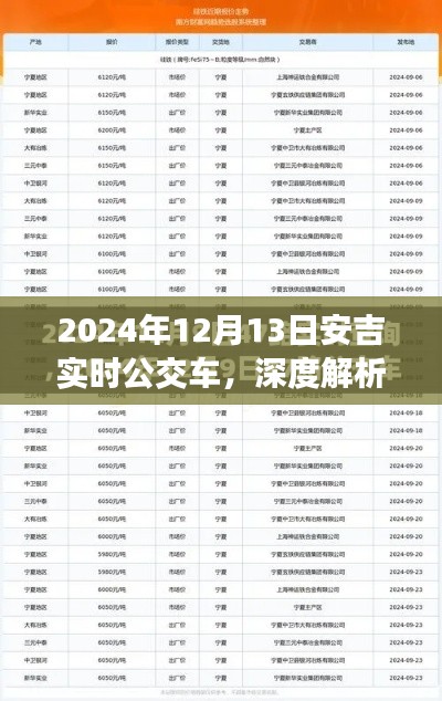 2024年安吉实时公交车系统深度解析与评测报告