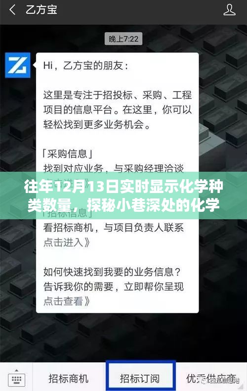 时光深处的化学宝藏，特色小店探秘与化学种类数量实时解析