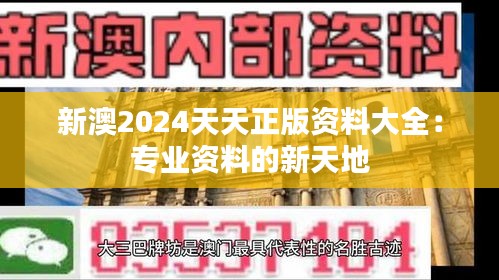 新澳2024天天正版资料大全：专业资料的新天地