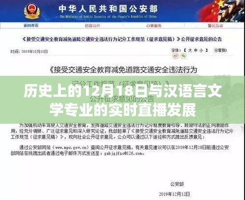 历史上的12月18日与汉语言文学专业直播发展概览