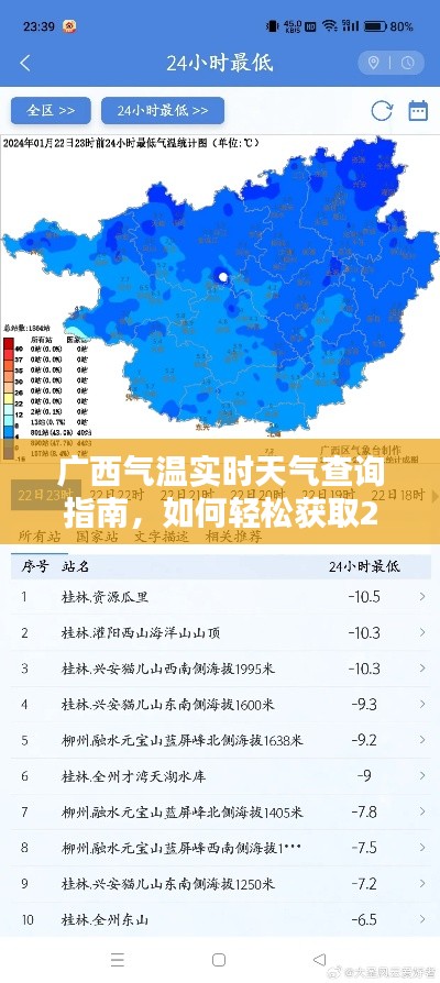 广西气温实时查询指南，轻松获取2024年12月22日天气信息攻略