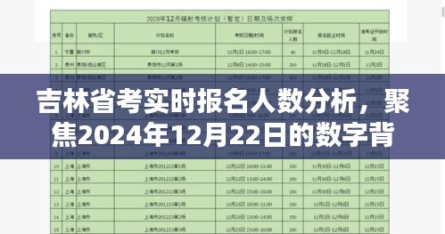 吉林省考实时报名人数分析，聚焦数字背后的趋势与洞察（截至2024年12月22日）