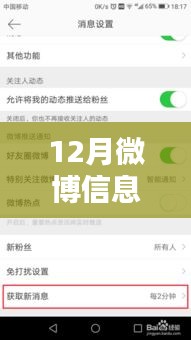 微博信息实时接收指南，12月最新资讯速递