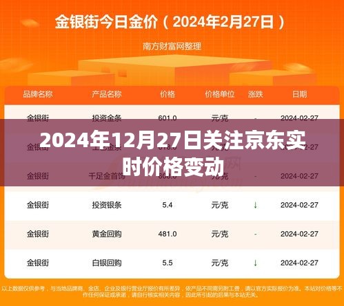 京东实时价格动态更新，关注日期，2024年12月27日