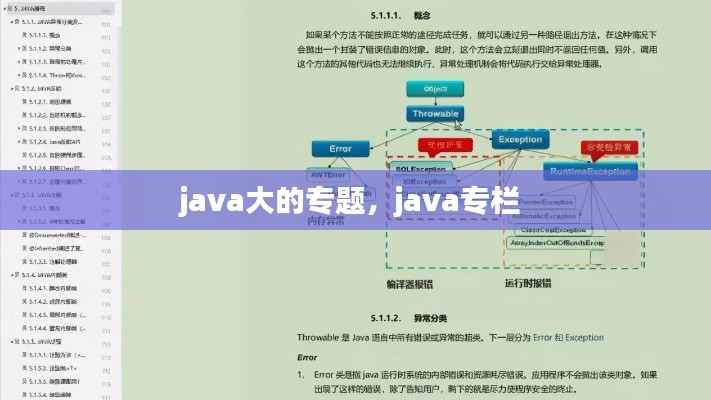 java大的专题，java专栏 